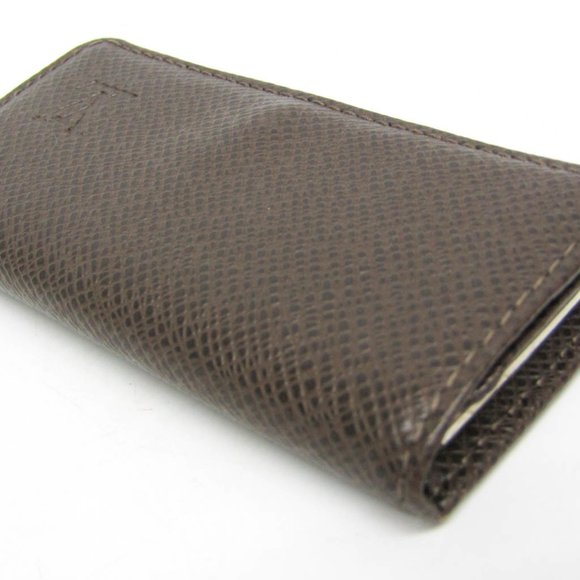 Louis Vuitton Taiga Key Holder 4 M30528 Men,Women Taiga Leather Key Case Brow... - Picture 8 of 12